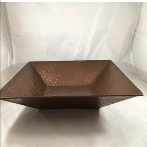 Square Copper Decorative Tray
